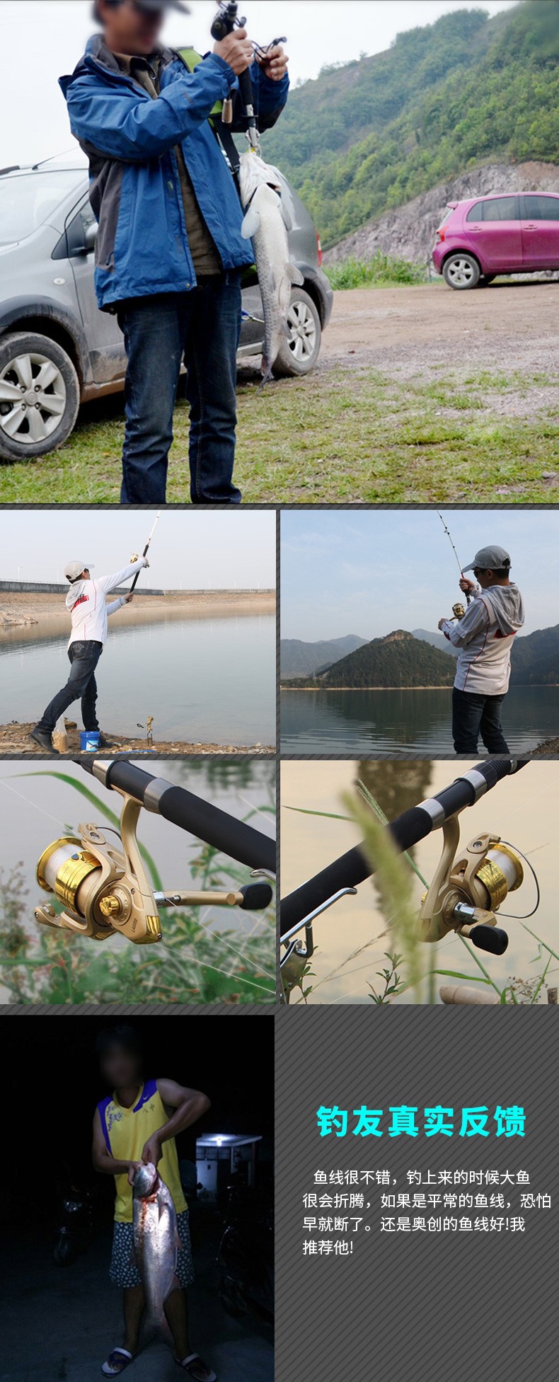 9编高密度大力马PE线 精编100米 150米足米编织线 海钓专用渔线详情7