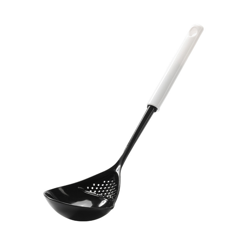 Kitchen long-handled heat-resistant plastic soup spoon