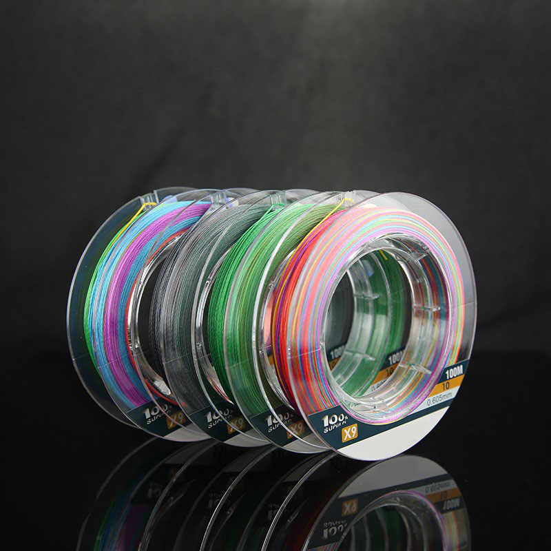 9编高密度大力马PE线 精编100米 150米足米编织线 海钓专用渔线详情图2