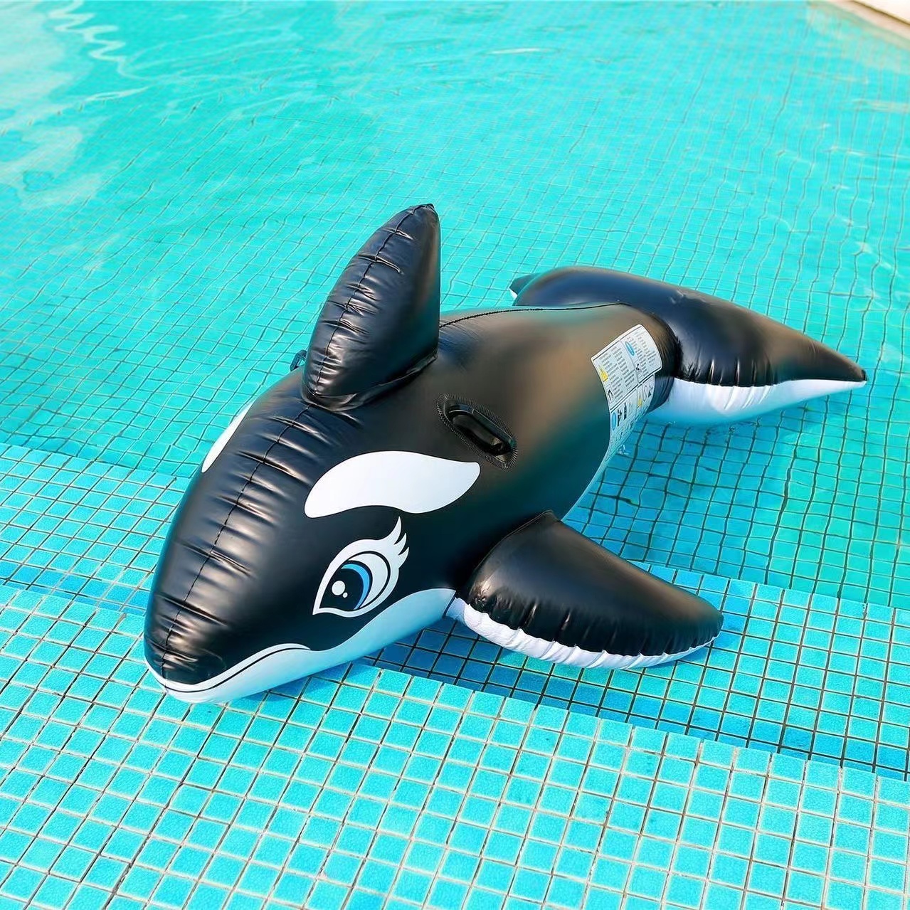 新款鲸鱼坐骑游泳圈儿童冲浪板水上乐园戏水玩具浮排成人游泳神器详情4
