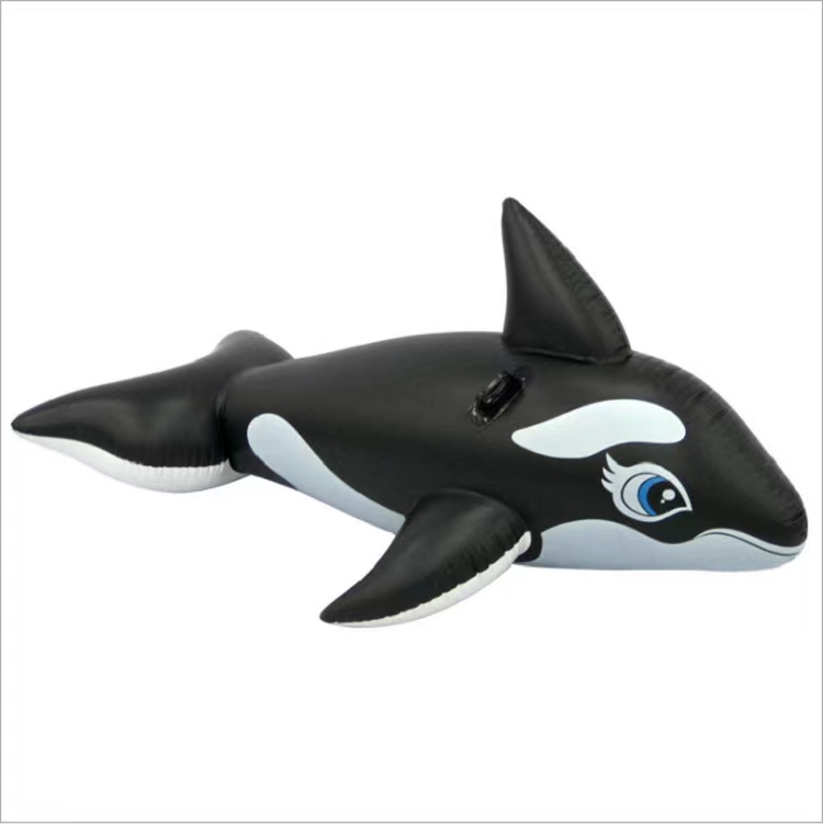 新款鲸鱼坐骑游泳圈儿童冲浪板水上乐园戏水玩具浮排成人游泳神器详情7