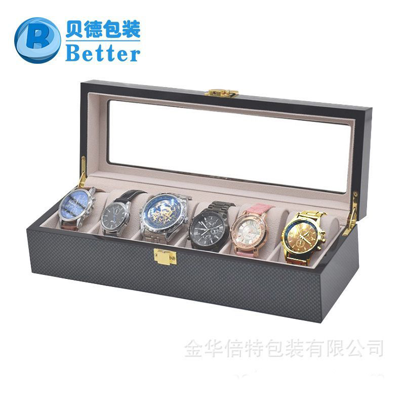 [Standard edition] spot wholesale 10 leather watch box storage display storage box PU leather watch box thumbnail