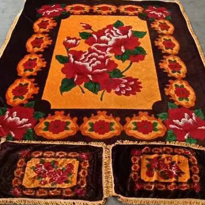 Canary Three-Piece Blanket Manufacturers Direct Home Comfort Fabric Soft Good Quality Specification drawing