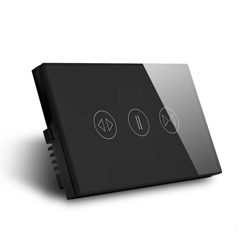 120-type electric curtain touch switch tempered glass panel switch 118 motor curtain control switch