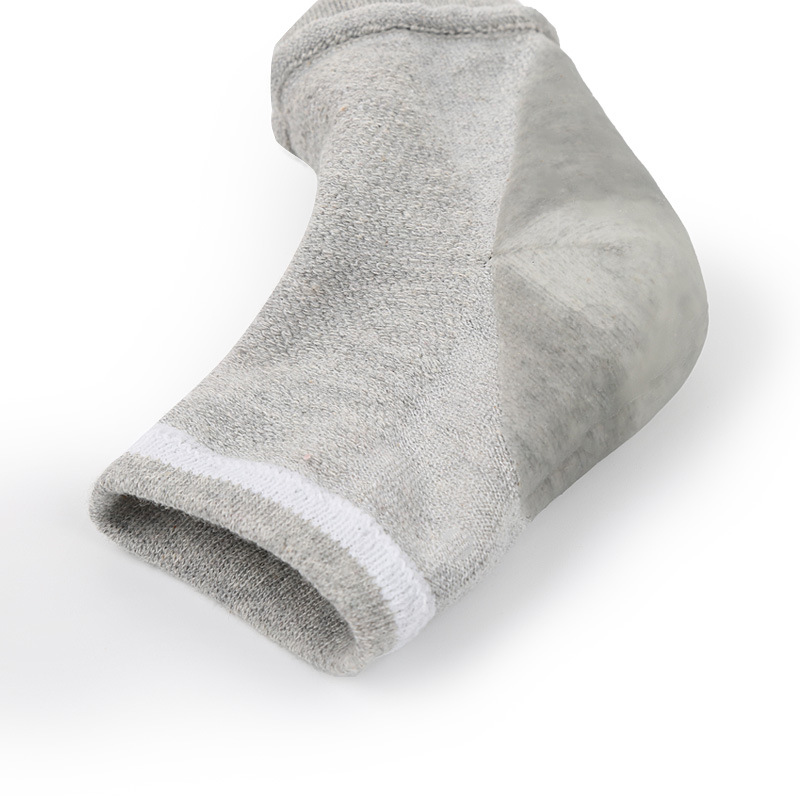 Mesh gel anti-crack heel socks