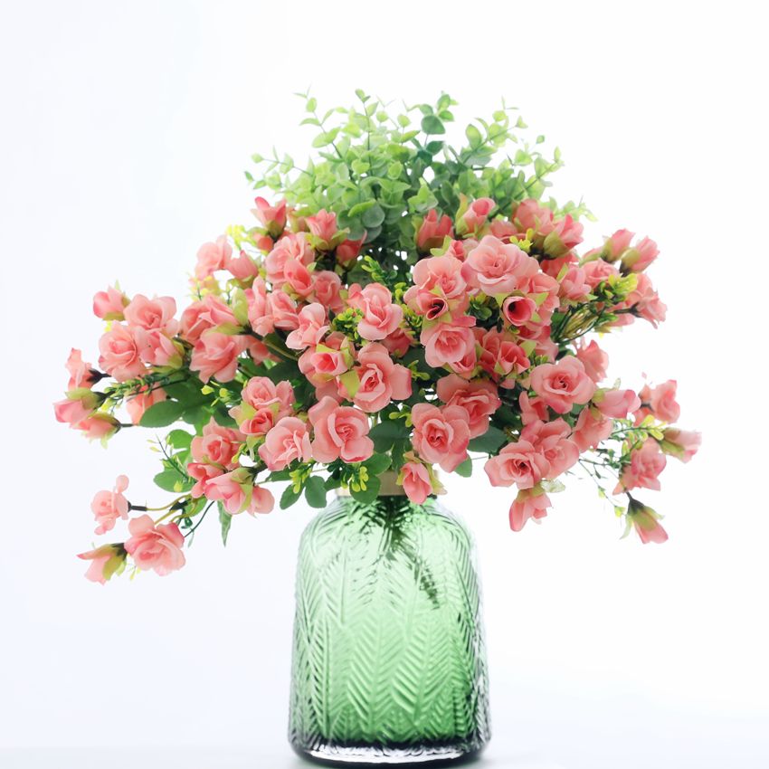 Direct sales and wholesale of 18-head woolen fabric roses for wedding photography and wall decoration. JM0934 rose, rose pic 7