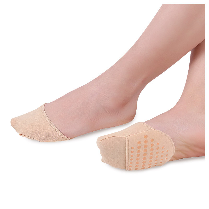 High heel front pad half-toe socks