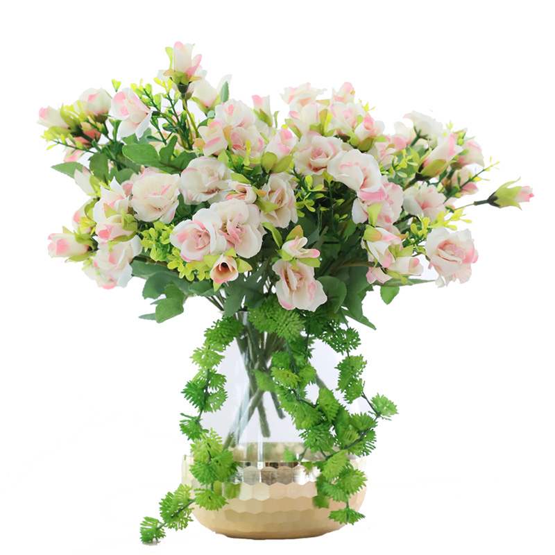 Direct sales and wholesale of 18-head woolen fabric roses for wedding photography and wall decoration. JM0934 rose, rose pic 3