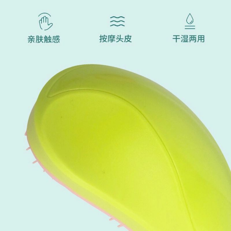 Portable Round Flat Top Mirror Comb/Single Mirror Massage Comb/Folding Massage Comb With Mirror/Hair Comb details Picture