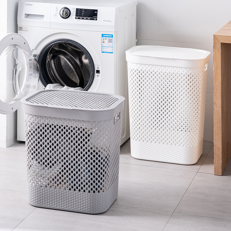 Japanese dirty laundry basket Plastic laundry basket
