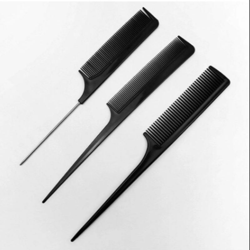 Beauty Makeup Tools Hair Comb 10 Sets Of Foreign Trade Comb Plastic Makeup Comb Black Set Comb details Picture