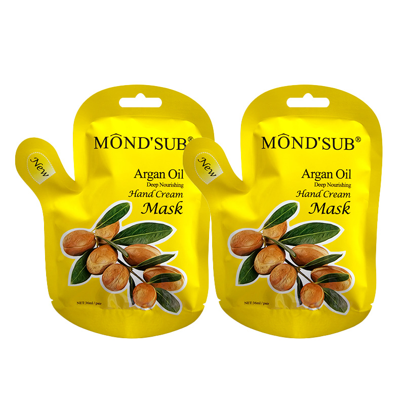 MONDSUB 摩洛哥坚果油深层滋养手膜 润泽一对装 手部护理详情图2