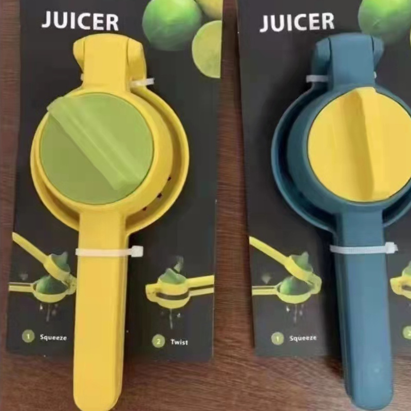 Simple hand press juicer
