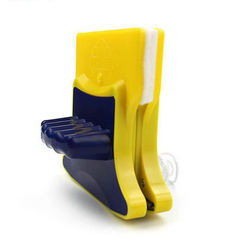 Magnetic double-sided window cleaner