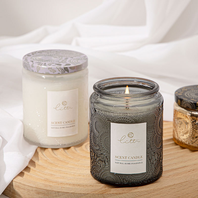 Embossed scented candles thumbnail