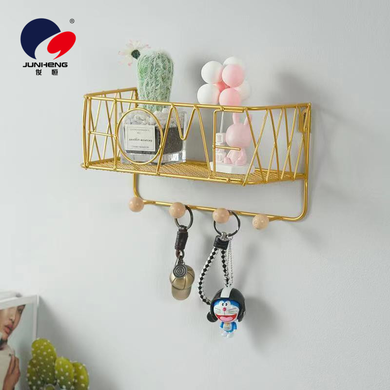 北欧铁艺挂钩/简约置物挂钩/置物架细节图