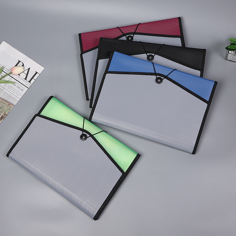 Thickened mixed color file bag organ bag student examination data storage book office supplies wholesale thumbnail
