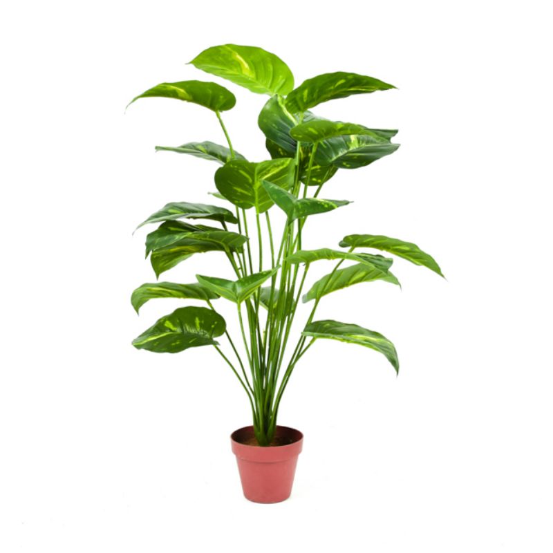 Living room simulation plant potted decoration fake green plant indoor floor decoration small bonsai simple creative fake flower decoration 2 full figure