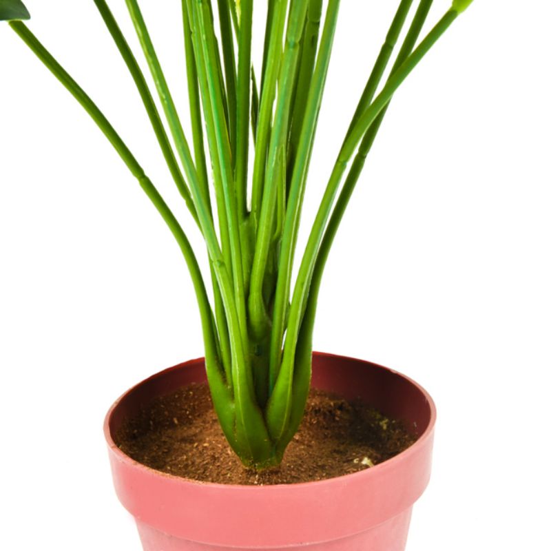 Living room simulation plant potted decoration fake green plant indoor floor decoration small bonsai simple creative fake flower decoration 2 details Picture