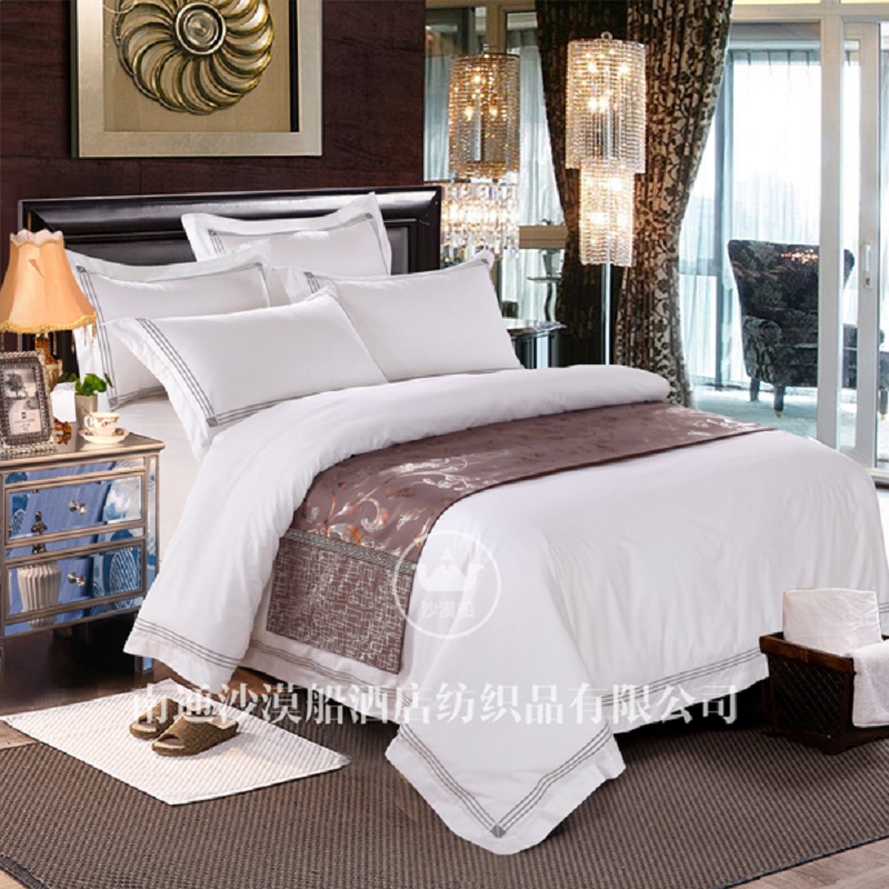 Hotel Bedding喜来登系列酒店布草床上用品100%棉 如婴儿肌肤的柔棉触感 可机洗
