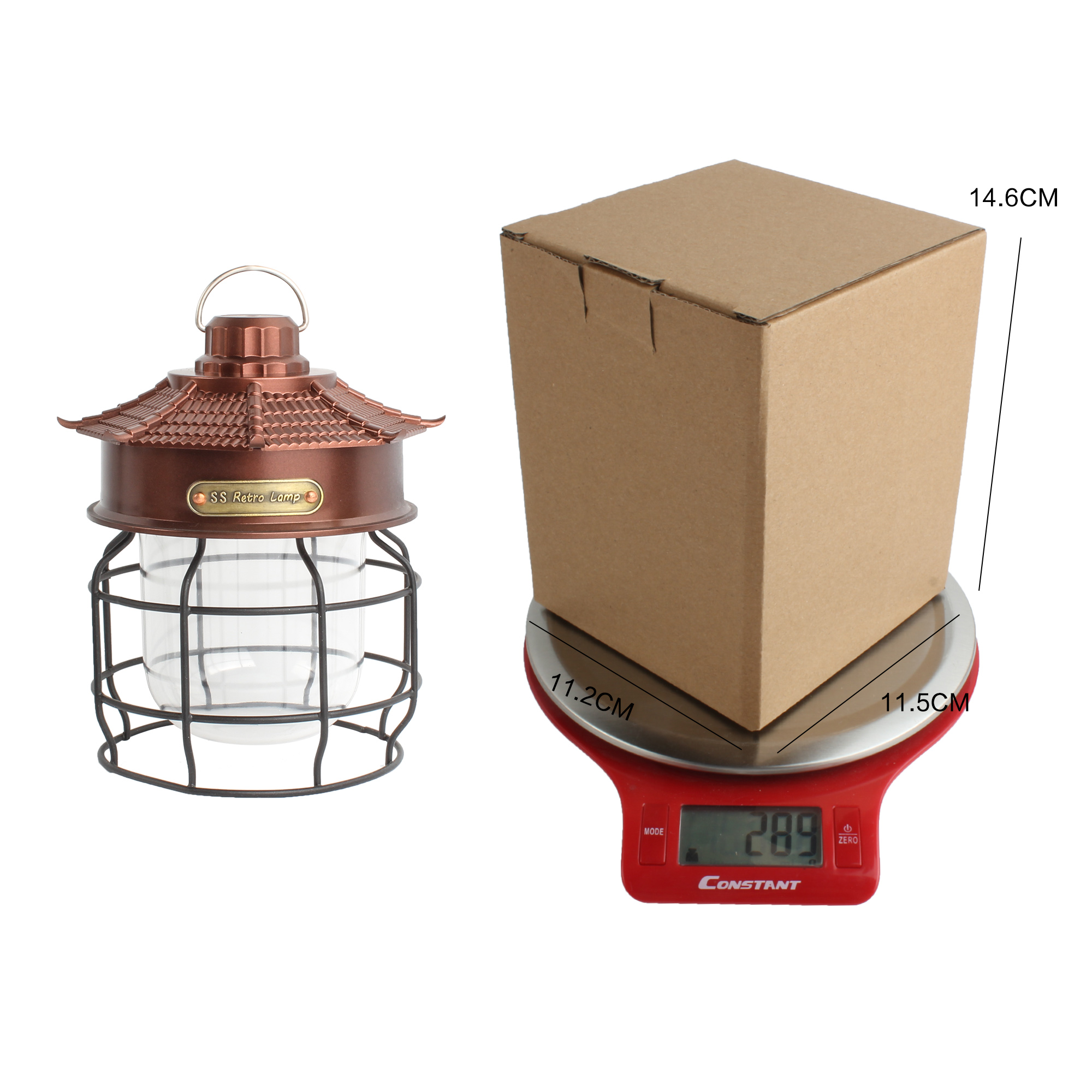 Three-source outdoor LED camping tent light, portable searchlight, camping light, portable hanging hand-held light type-c Specification image