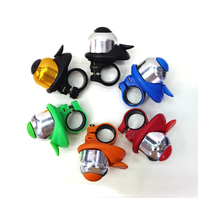 220736 European-style tension spring bell, small diameter bicycle bell, aluminum alloy bell, bicycle thumb bell, horn, small bell Item Picture