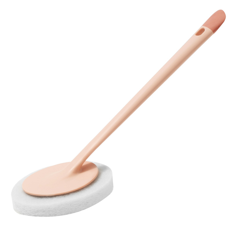 Dual purpose cleaning brush Slit silicone cleaning head cloth brush