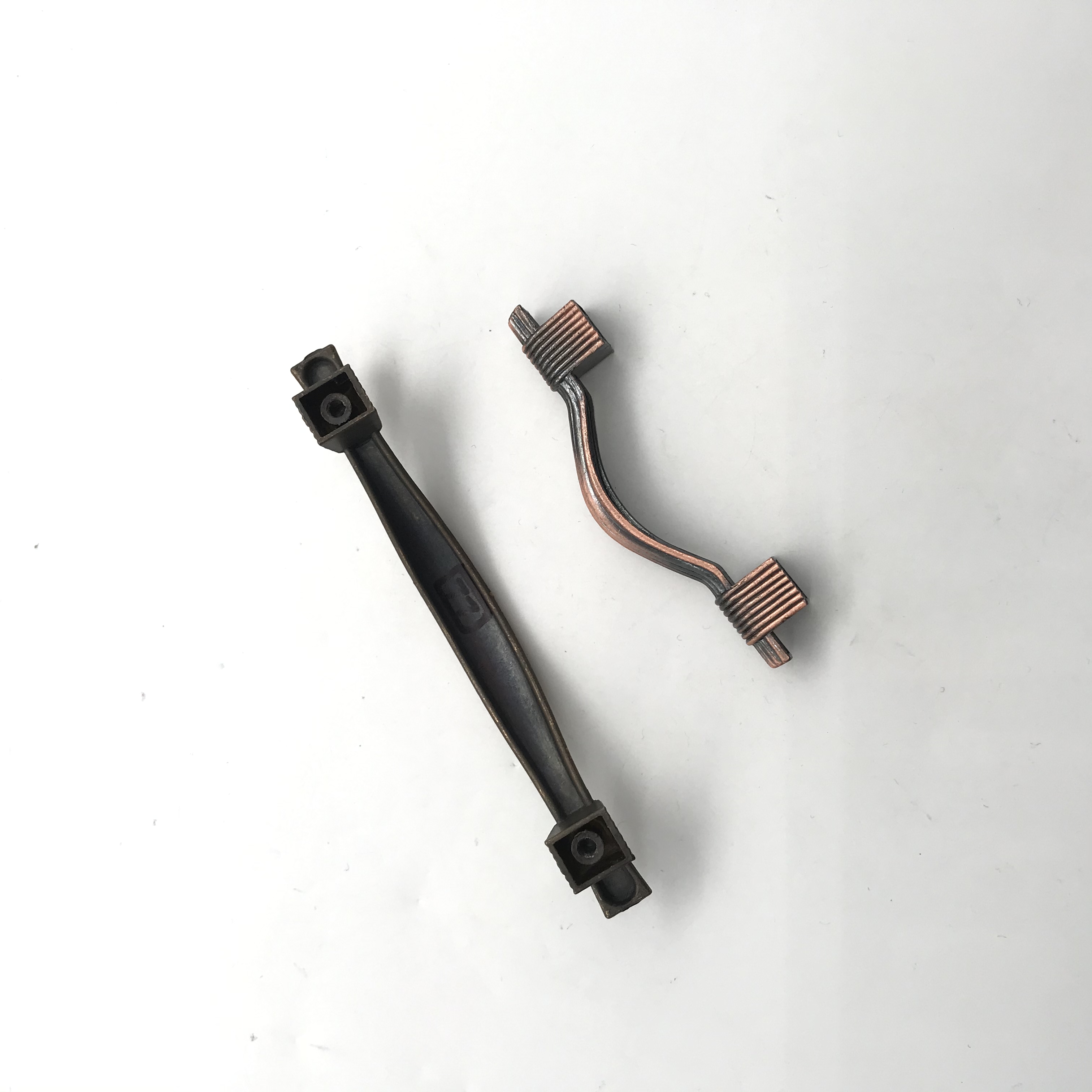 Hardware handle antique drawer single and double hole wardrobe drawer TV cabinet matching handle