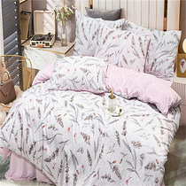 True Love Home Winter milk fleece Warm bed four pieces winter double sided coral fleece flannel bed with fleece sheets