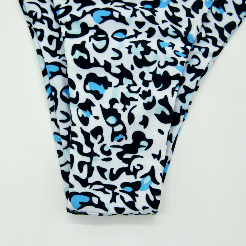 [Factory Direct Sales] New 2022 Separate Swimsuit Women Leopard Print Foreign Trade Bikini Sexy Swimsuit Cross-Border Bikini Amazon Explosion Manufacturers Wholesale Swimsuit Outside The Single Application Scenario