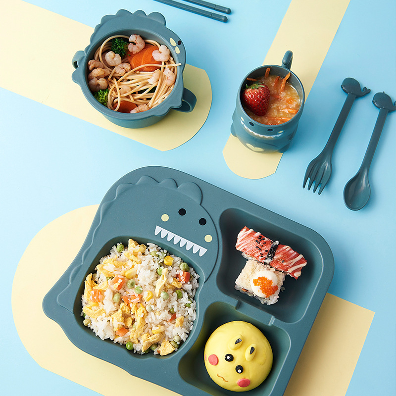 Children's cutlery plate set