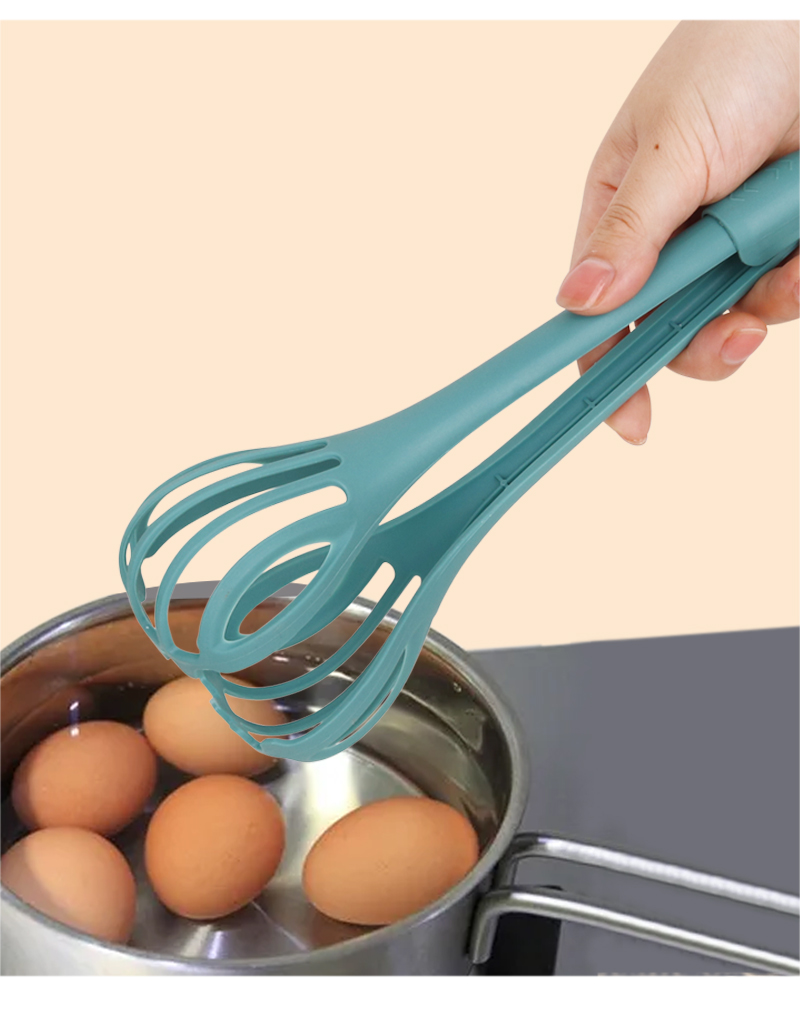多功能夹蛋器家用厨房三合一手动夹蛋器搅拌器捞面捞蛋食品夹抓勺详情5