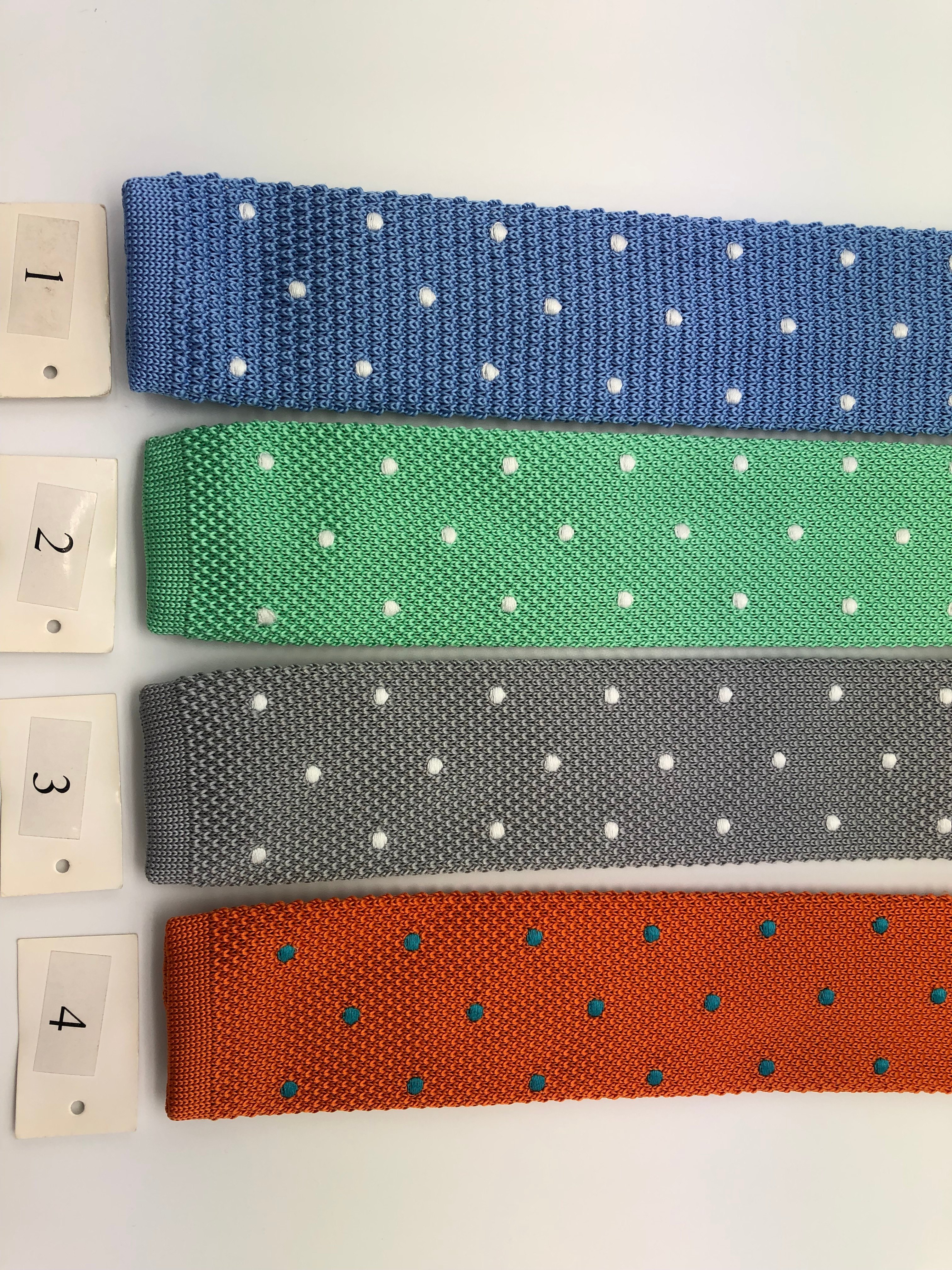 Factory direct men's knitted embroidered tie fashion casual suit shirt with tie matching shirt and tie wholesale thumbnail