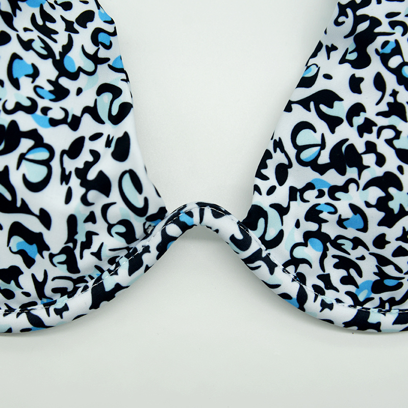 [Factory Direct Sales] New 2022 Separate Swimsuit Women Leopard Print Foreign Trade Bikini Sexy Swimsuit Cross-Border Bikini Amazon Explosion Manufacturers Wholesale Swimsuit Outside The Single Specification drawing