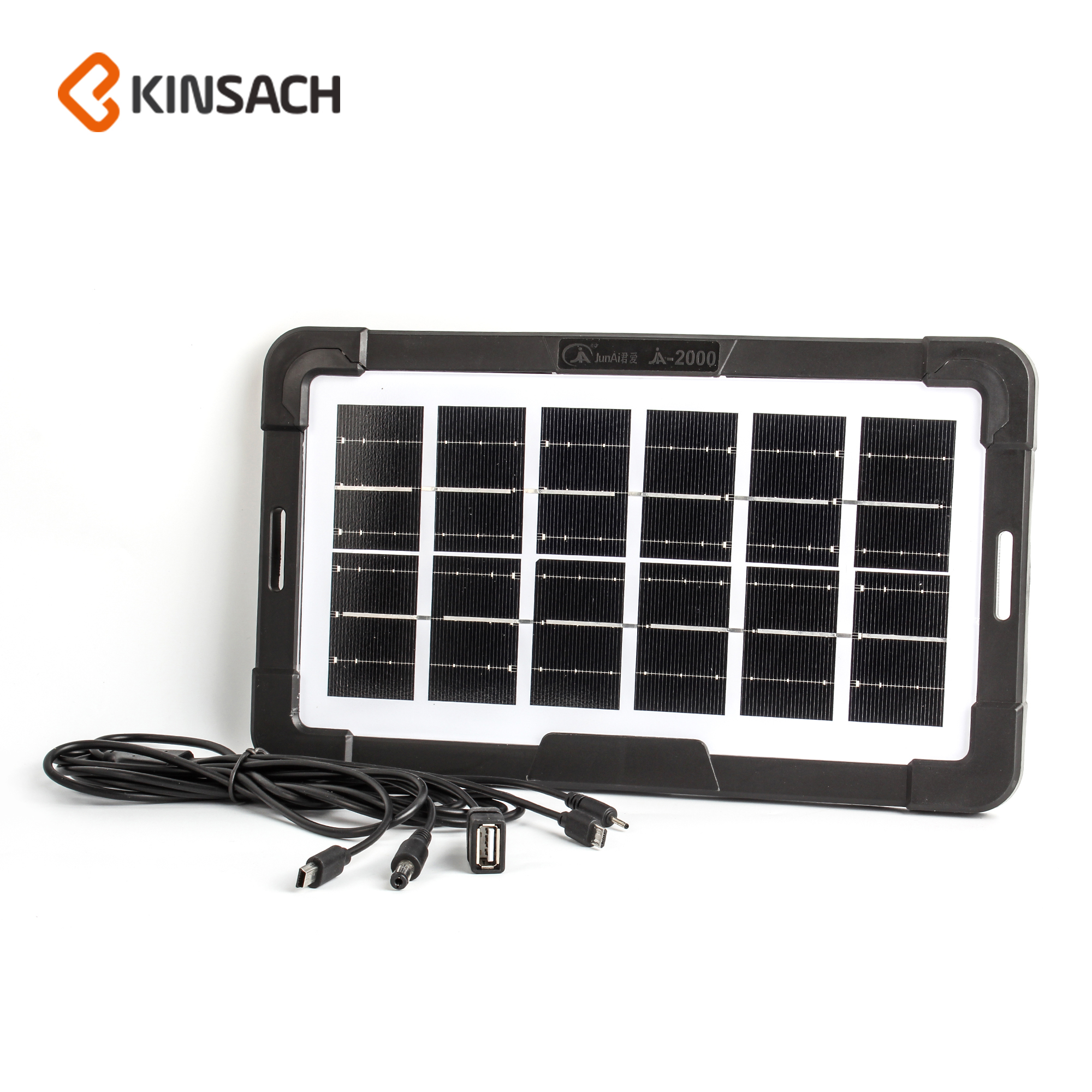 Camping solar panels Photovoltaic panels Portable car charging panels Multi-interface compatible multi-device solar panels