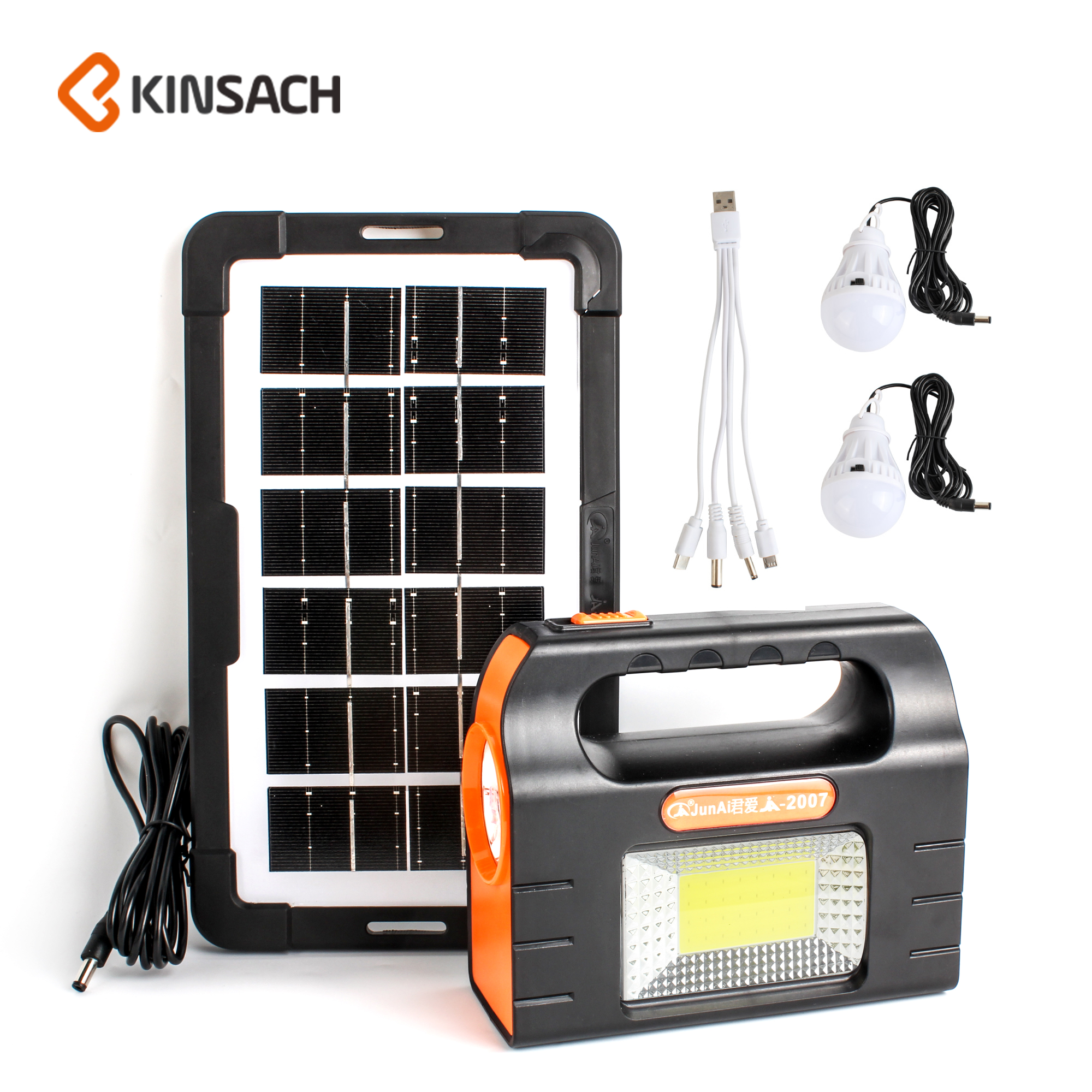 Portable solar power system Hand lamp solar lighting small system outdoor lighting power supply small system