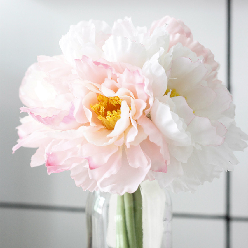 Simulated bouquet of rosemary 7 stems, silk flower, small bouquet for home decoration, factory sales, wedding bouquet Y7031 pic 4