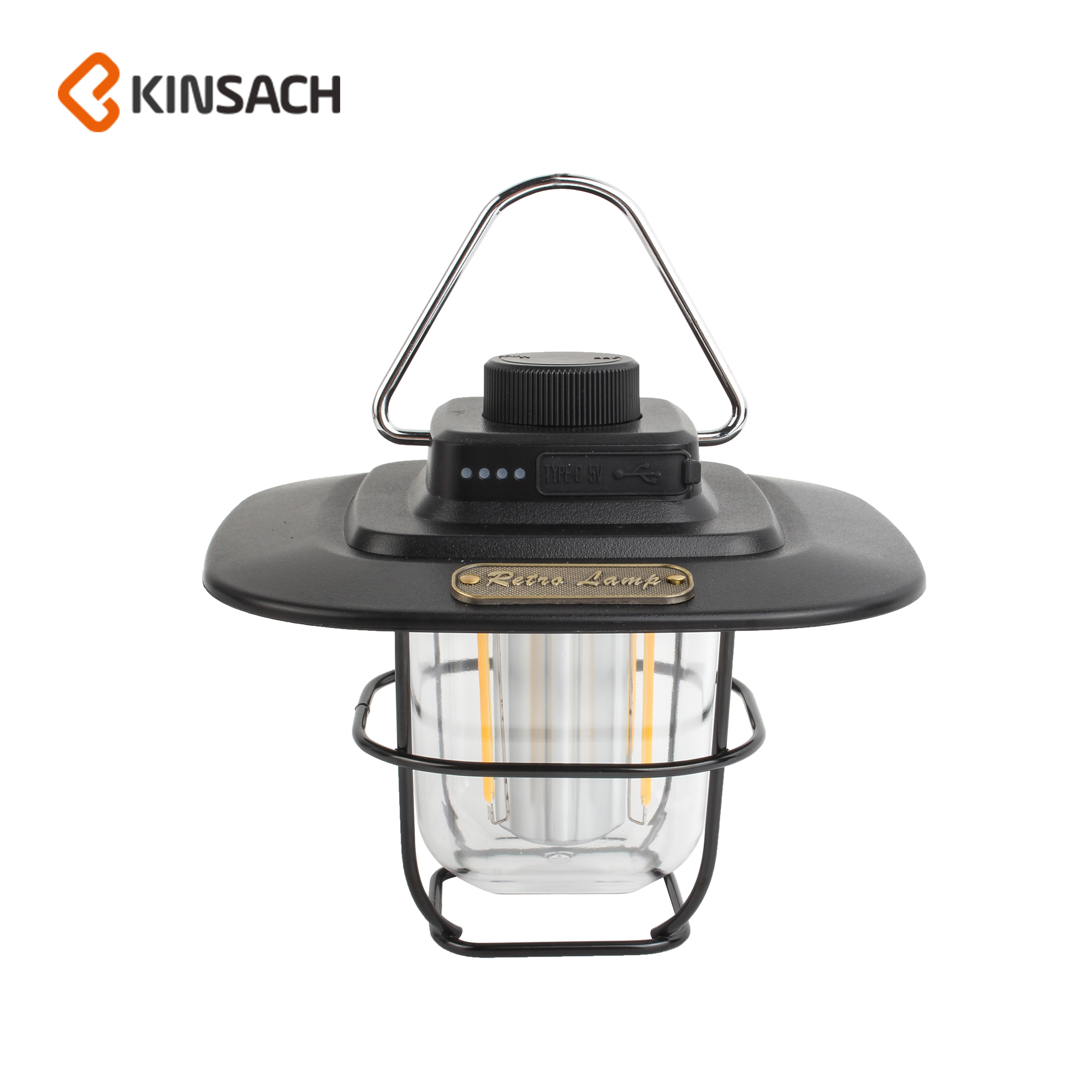Tent outdoor LED camping tent light Portable searchlight Camping light portable hanging hand light type-c charging
