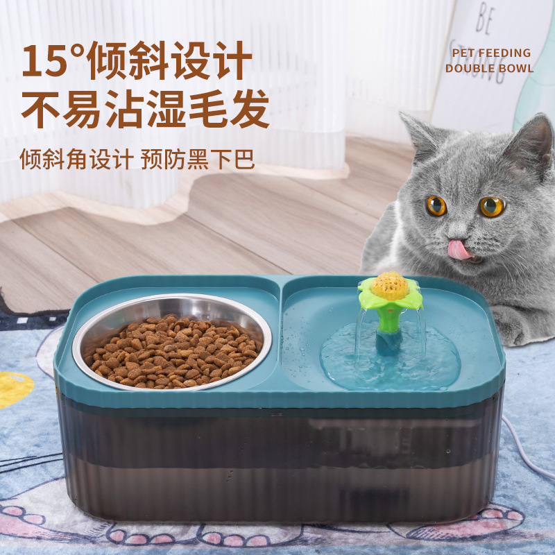 新款宠物猫咪饮水器大容量狗狗饮水机自动蓄水过滤水循环宠物用品
