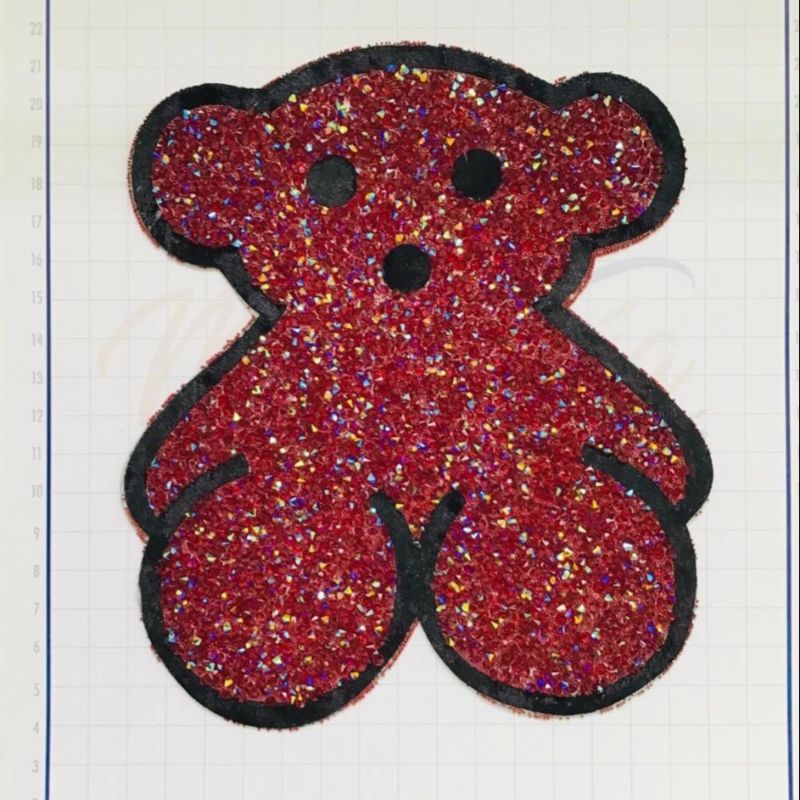 小熊🐻烫钻标厂家直销定制烫钻烫图烫画辅料加工