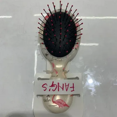Cartoon Flamingos Massage Comb Balloon Scalp Massage Anti-Static Blow Molding