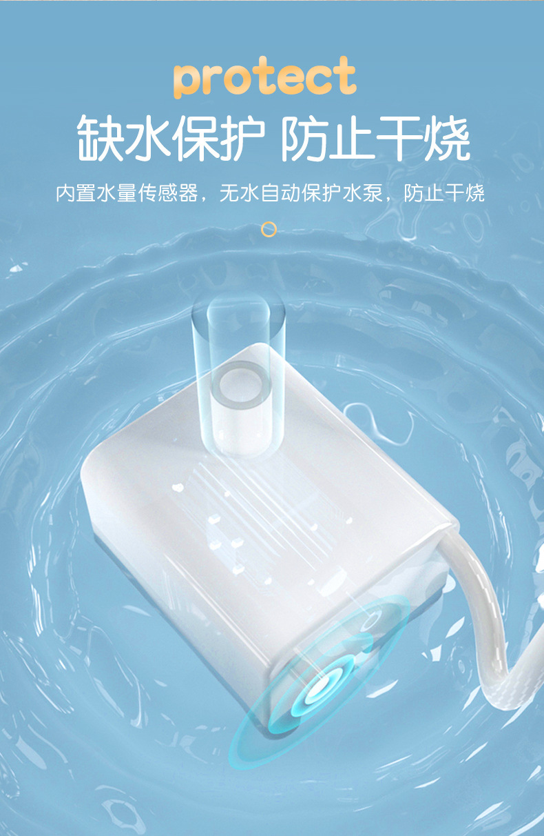 Cat water dispenser, automatic water storage, water circulation, universal feeding bucket for pet dogs, filter water dispenser, pet supplies pic 7