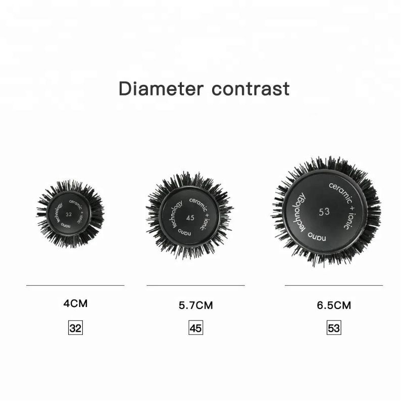 卷发耐热白底实物图