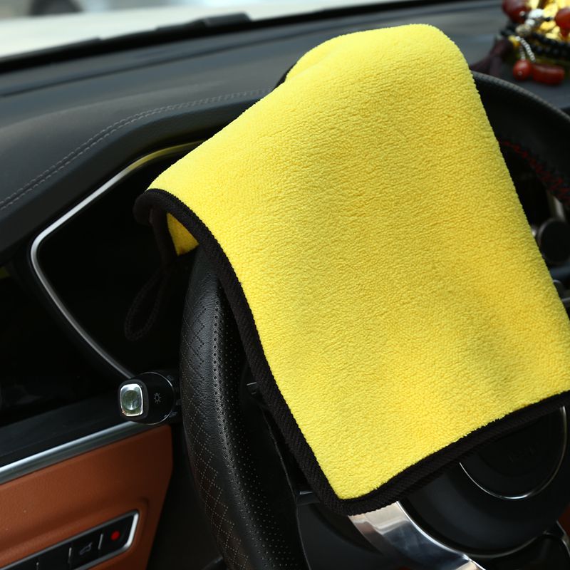 Coral velvet car towel full figure