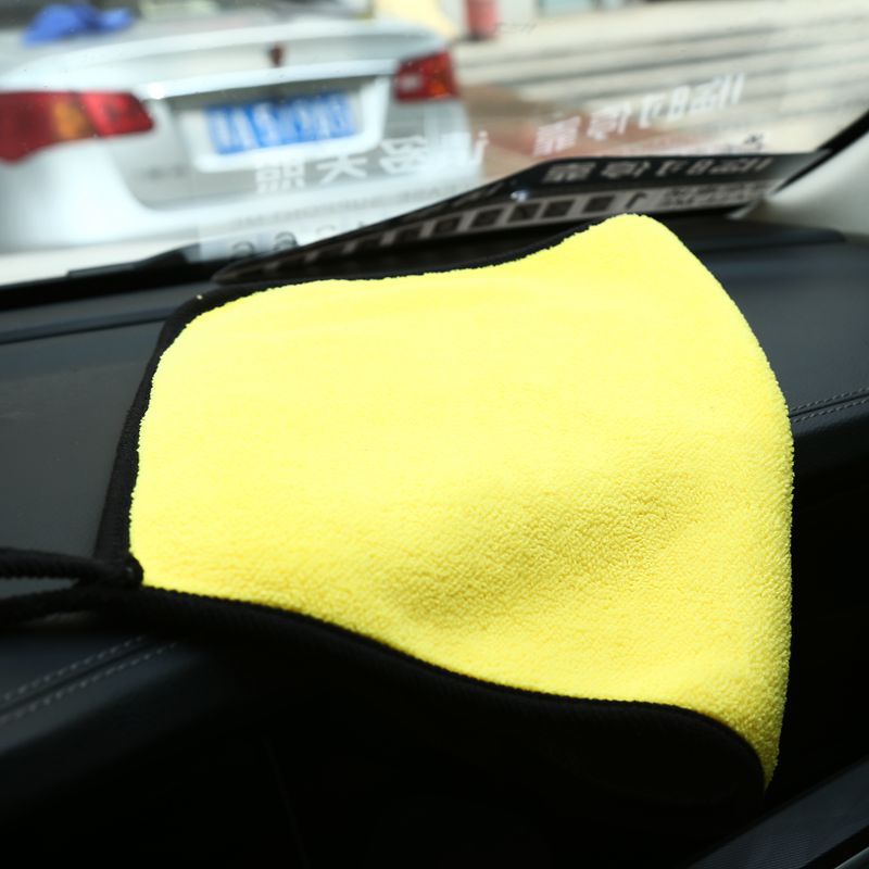 Coral velvet car towel details Picture