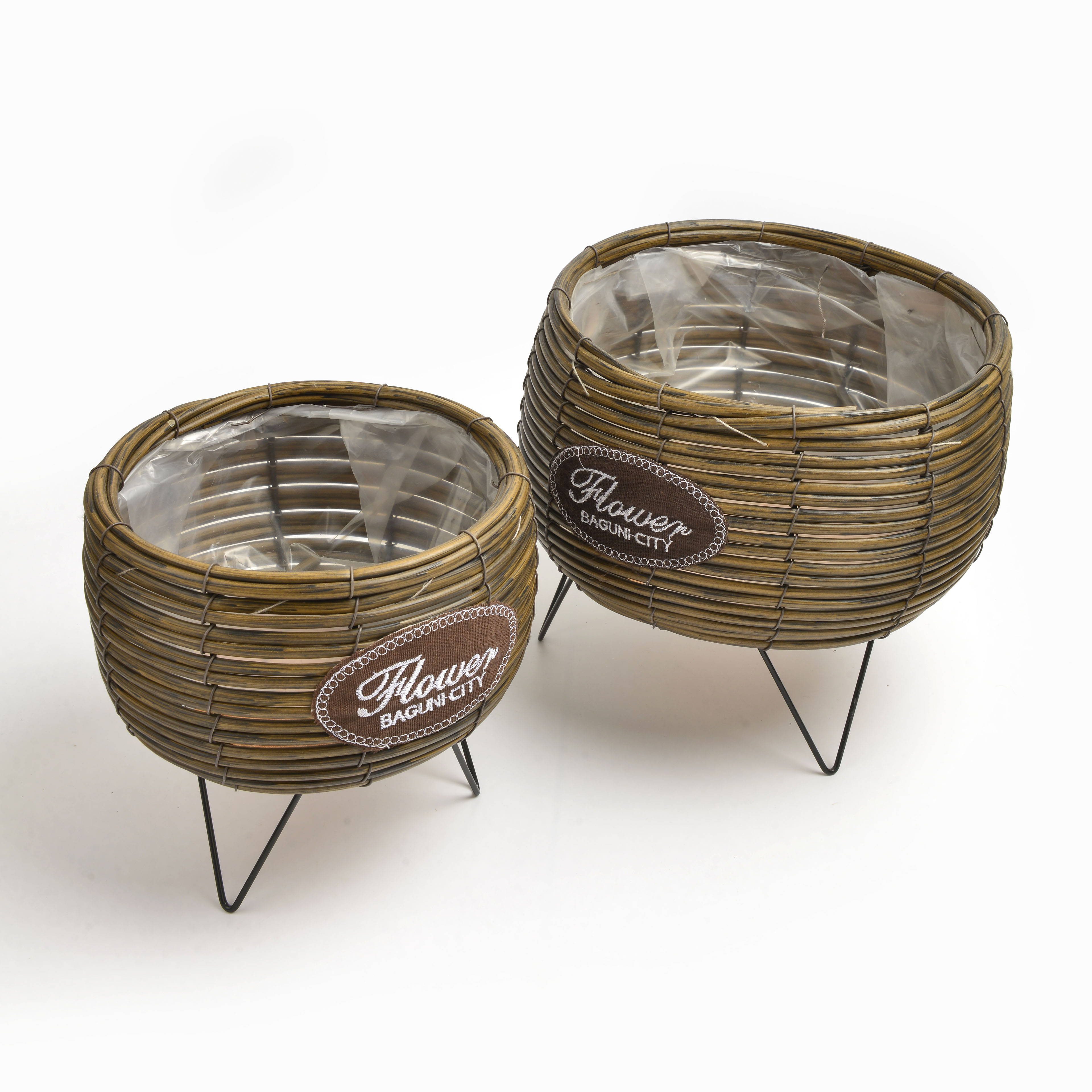 In 2022, the new online hit is the circular braided flowerpot, flower basket and triangle bracket thumbnail