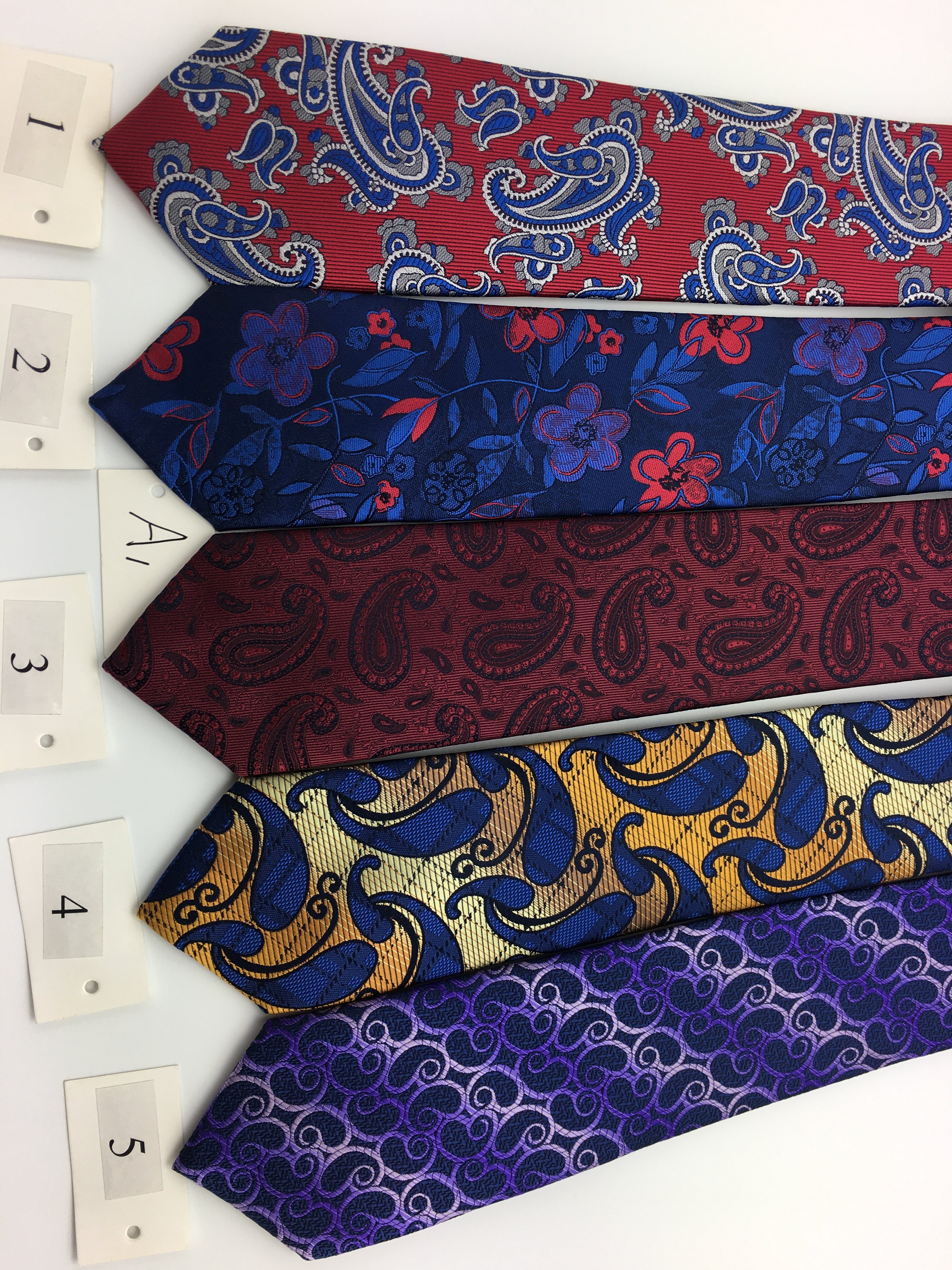 Factory direct cashew nut big flower men's tie fashion suit shirt with tie wholesale shirt and tie thumbnail