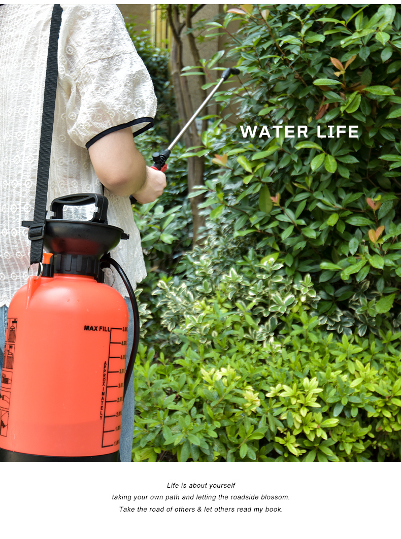 佰世园艺新款背负式消毒喷雾器农用气压浇花喷壶大容量压力喷水壶详情2