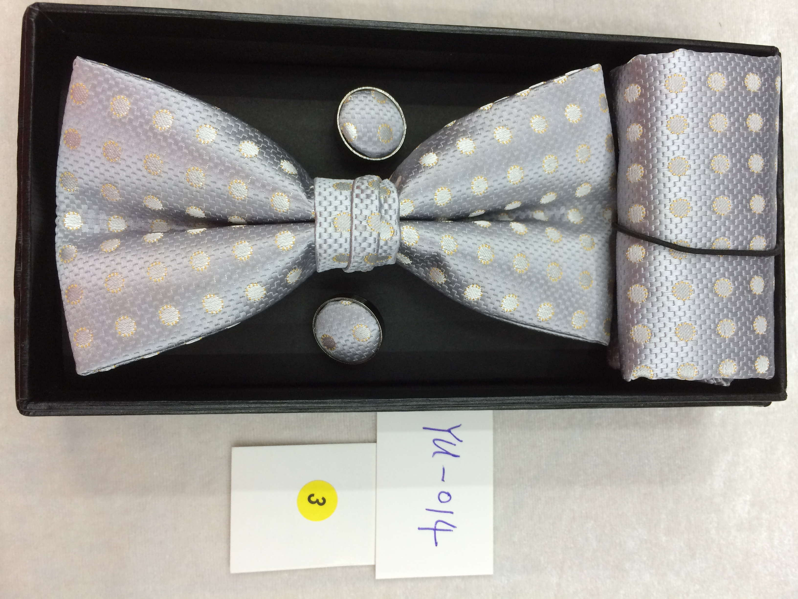 Manufacturers direct selling men's formal suit idea bow tie three sets of trendy explosion bow to sample custom thumbnail