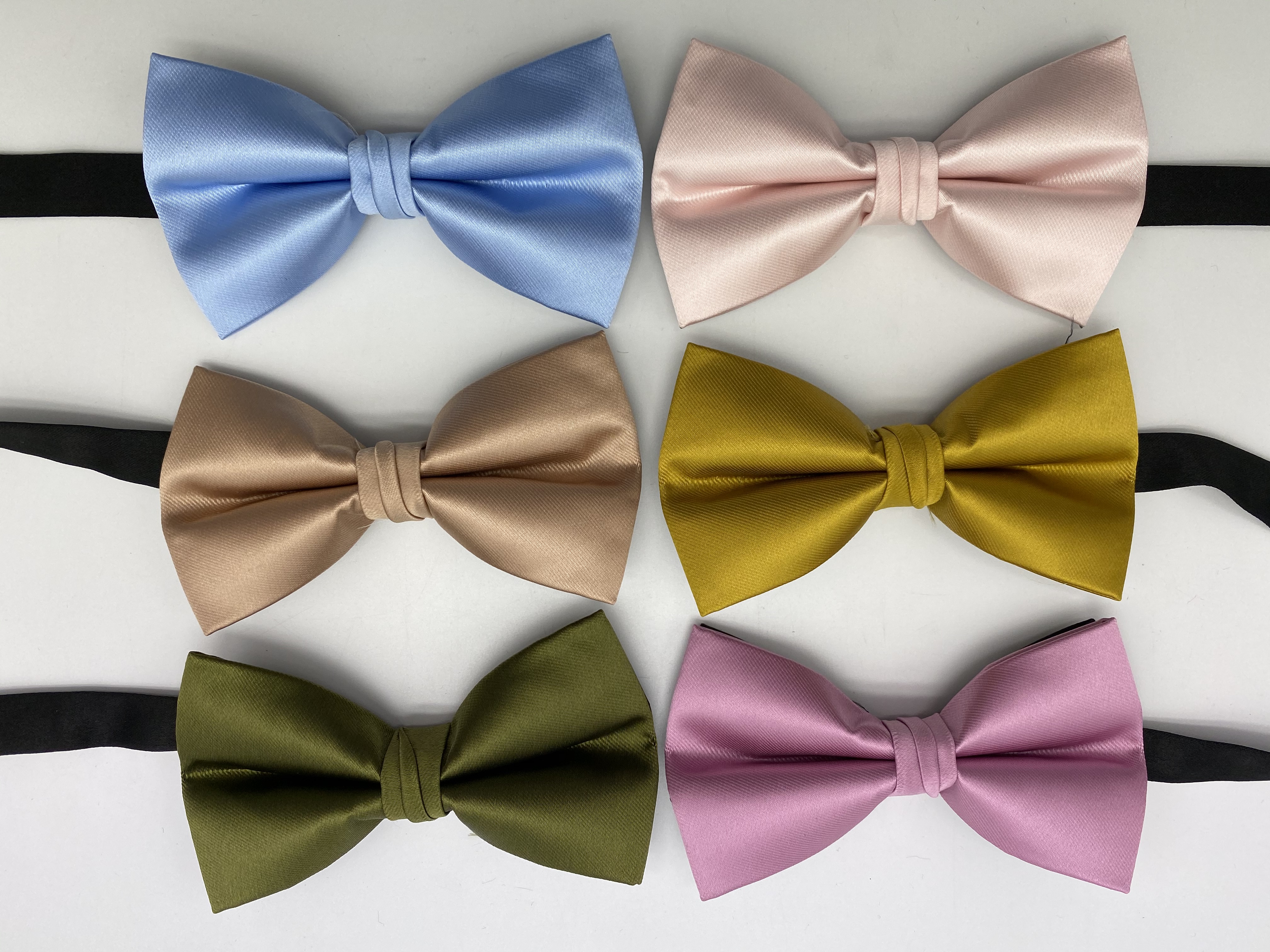 Factory direct men's formal suit plain single fold bud bow tie trendy explosive bow to sample custom thumbnail